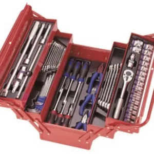 KINGTONY 3 SECTION FOLD UP PORTABLE TOOL CHEST 62PCS
